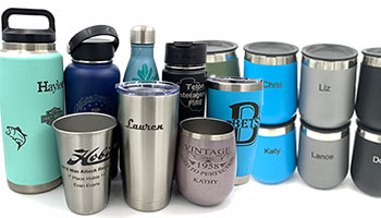 custom engraved tumbler, Custom engraved tumbler with Logo, Text, Design