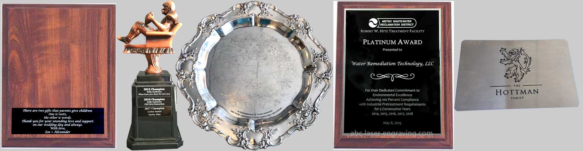 Custom Engraved Plaque, Custom Engraved Plaque &#8211; Trophy, Nameplate